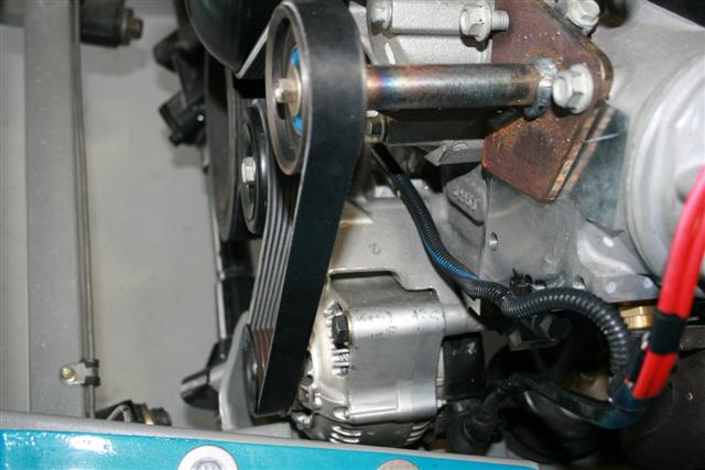 Alternator-New_upper_pulley_and_mount_Small_